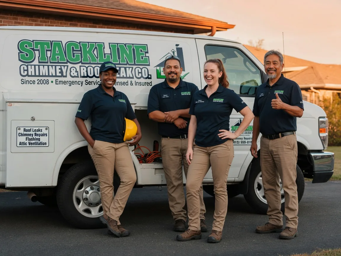 Chimney flashing repair company in Woodville, WI
